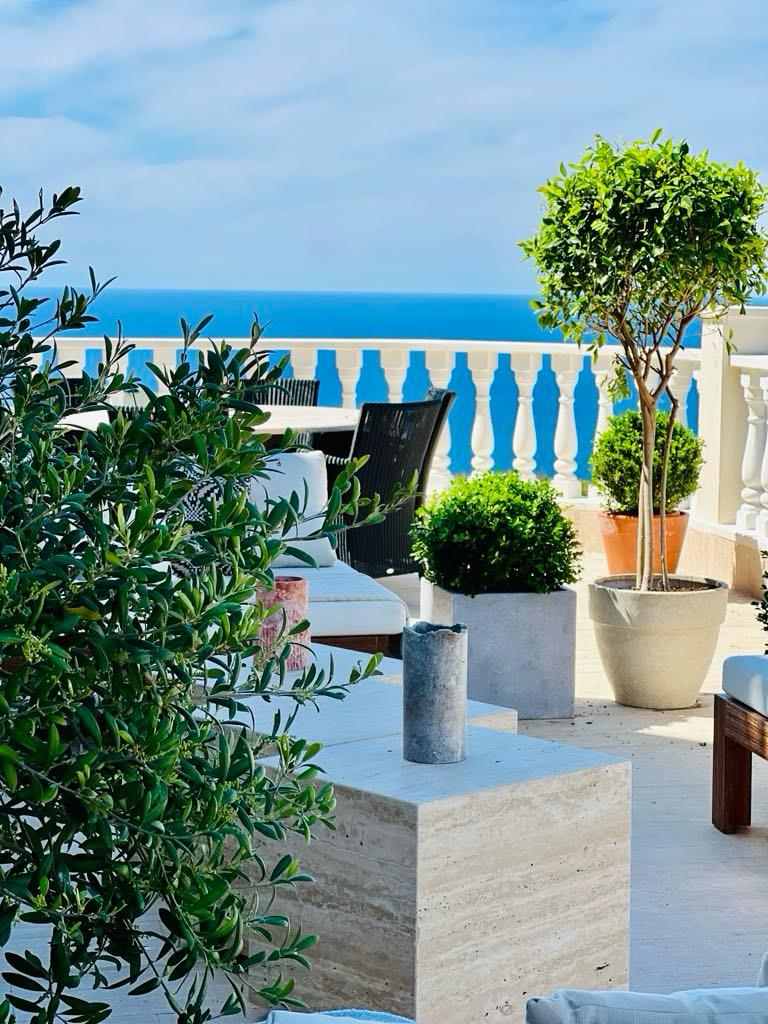 Terrace with sea view